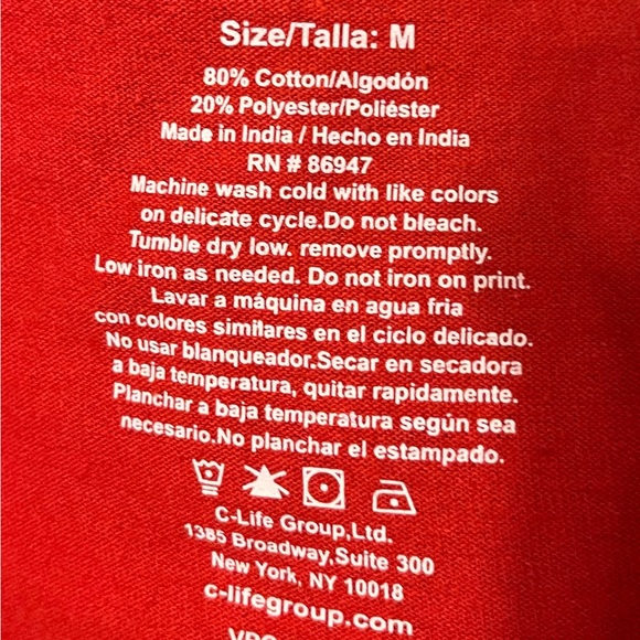 Chemistry Red Short Sleeve Tee - Picture 3 of 3